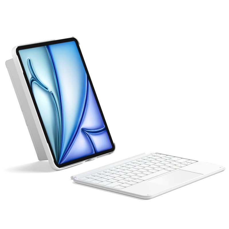 Inateck KB04122 QWERTZ Bluetooth Blanc