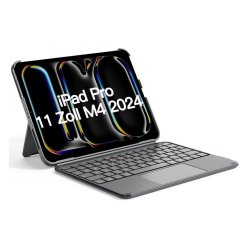 Inateck KB04122-11 QWERTZ Bluetooth Gris