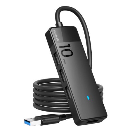 D inateck USB Hub 1m Kabel, 4 USB-A-Anschlüsse USB 3.2 Gen 2