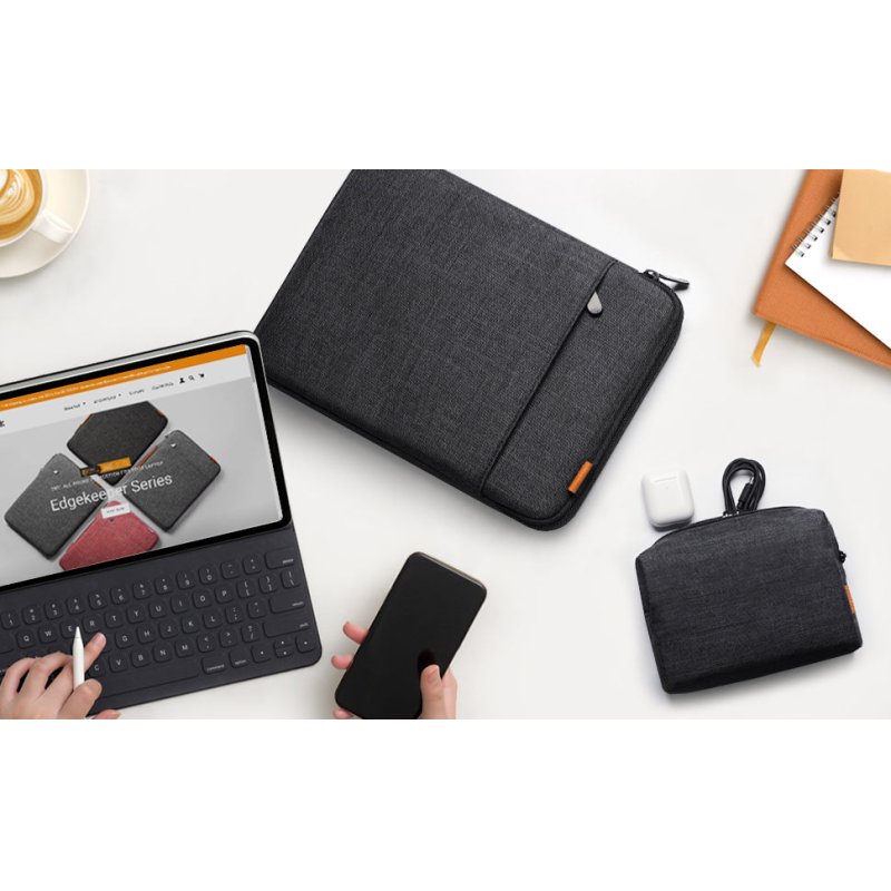 Inateck LB01006 38.1 cm (15") Sleeve case Black, Grey