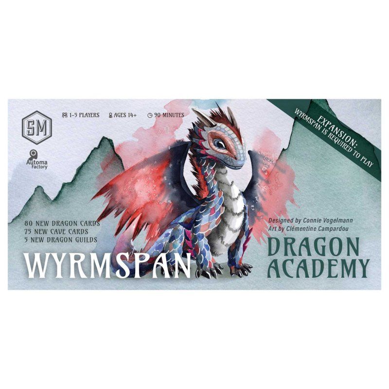 Asmodee Wyrmspan Dragon Academy 90 min Jeu de société