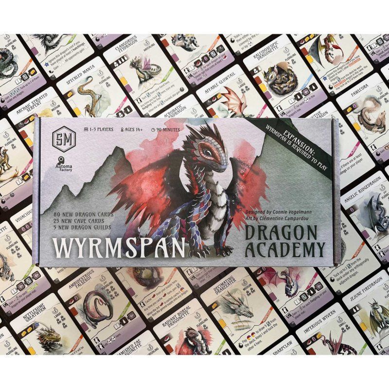Asmodee Wyrmspan Dragon Academy 90 min Board game
