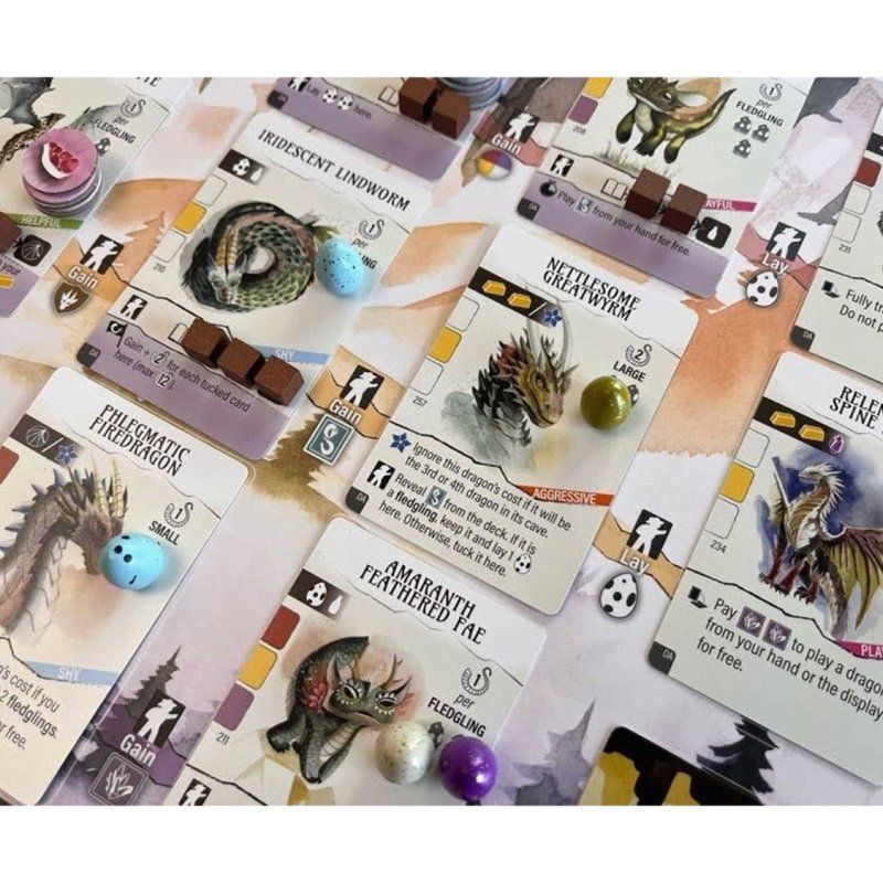 Asmodee Wyrmspan Dragon Academy 90 min Board game