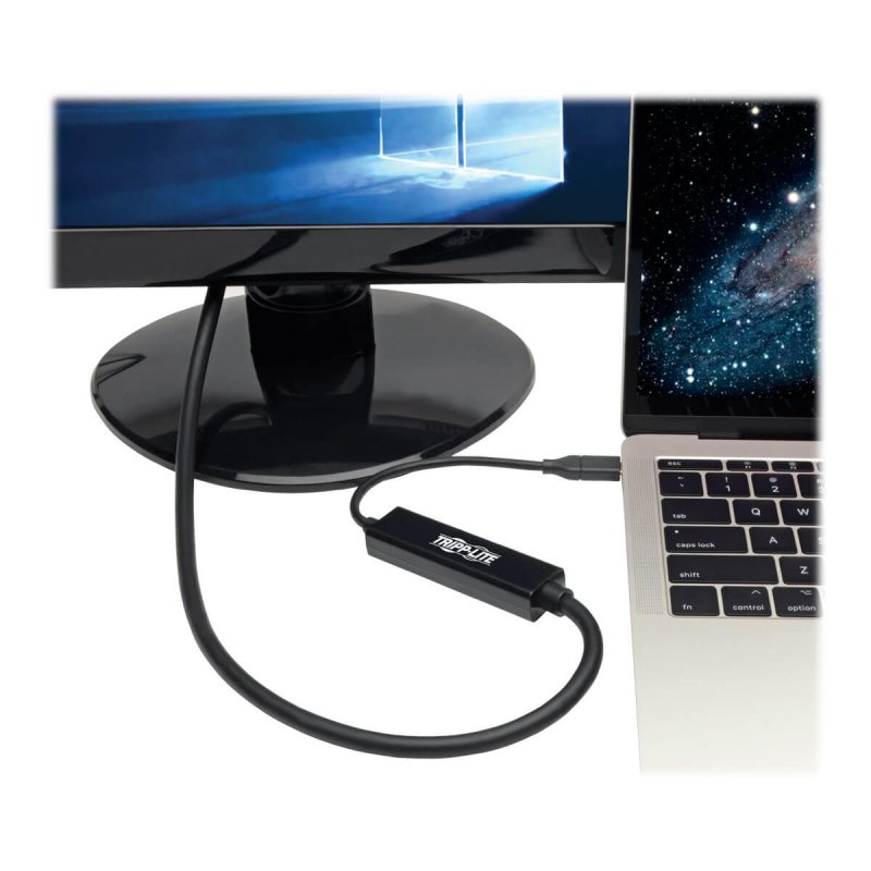 Tripp Lite U444-003-DP USB-C to DisplayPort Active Adapter Cable (M/M), 4K 60 Hz, 3 ft. (0.9 m)