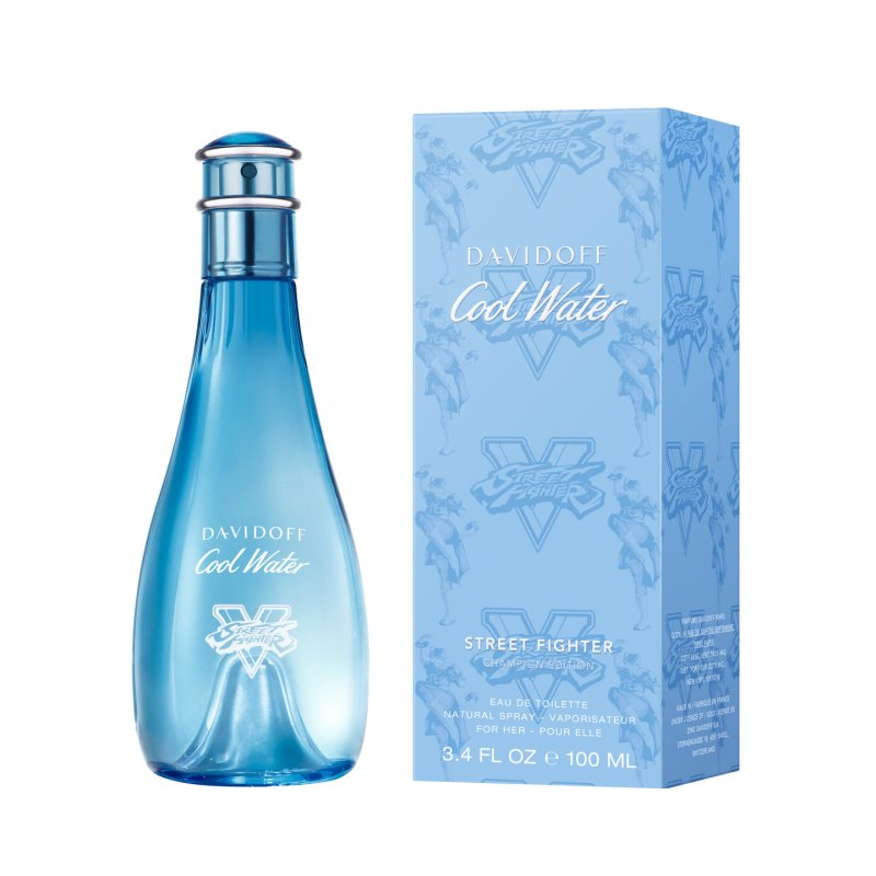 Davidoff Cool Water Street Fighter Champion Edition Eau De Toilette 100ml Women Spray