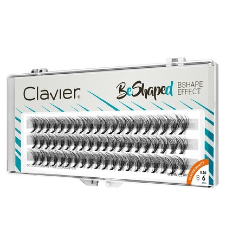 Beshaped Silk Eyelash Clusters Curl B 10d 6mm