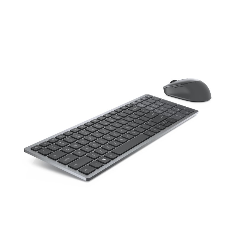 DELL KM7120W teclado Ratón incluido Médico RF Wireless Bluetooth Gris, Titanio