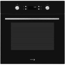 Four Pyrolyse, Noir, Multifonction air brassé, 65L, commandes par manet *