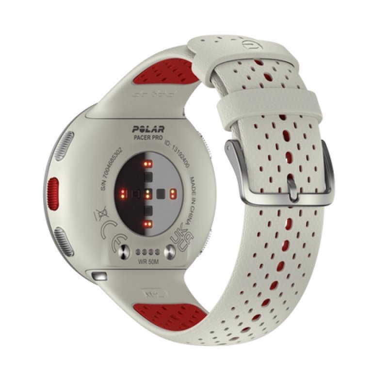Polar Pacer Pro 3.05 cm (1.2") MIP 45 mm Digital 240 x 240 pixels White GPS (satellite)