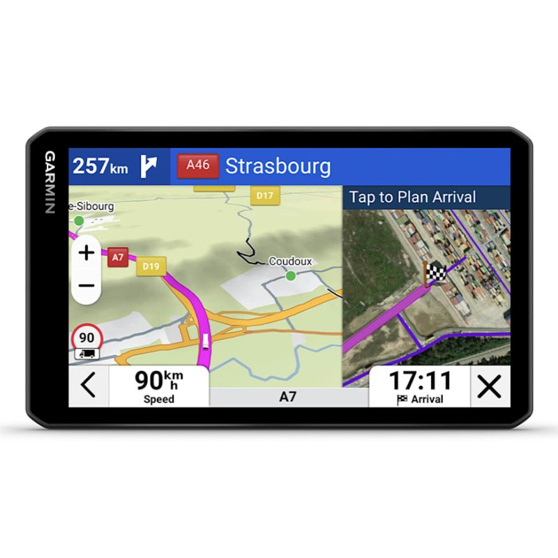 Garmin dēzl LGV720 navigator Fixed 17.6 cm (6.95") TFT Touchscreen 242 g Black