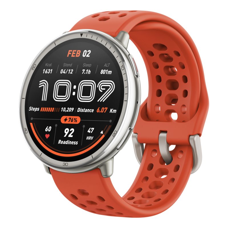 Amazfit W2433EU1N smartwatche et montre de sport 3,35 cm (1.32") AMOLED Numérique 466 x 466 pixels Écran tactile