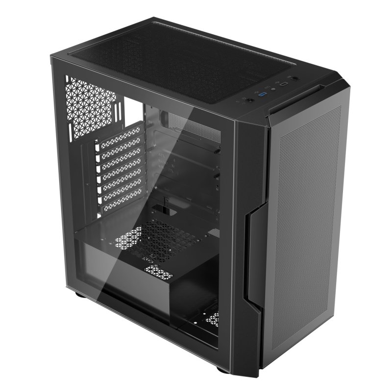 1STPLAYER T7-P-BK computer case Midi Tower Black