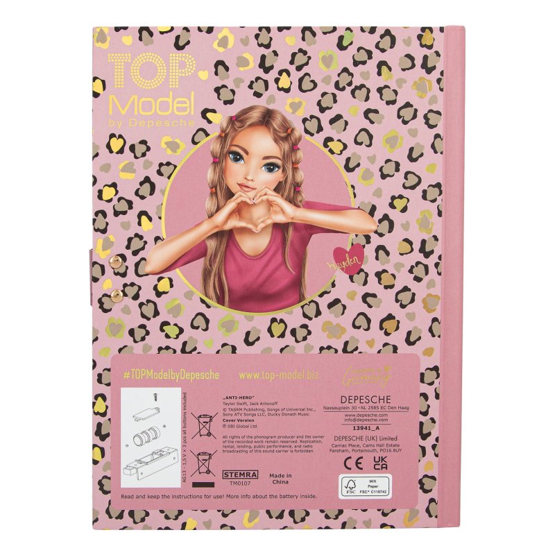 TOPModel Diary With Code And Sound LEOHEART