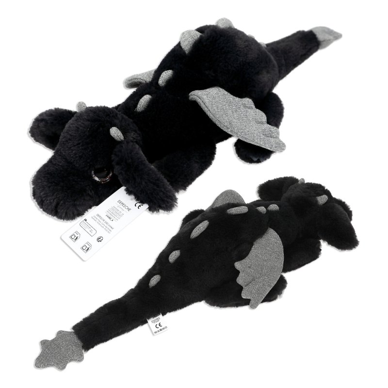 Trends by Depesche SNUKIS Plush Dragon Black