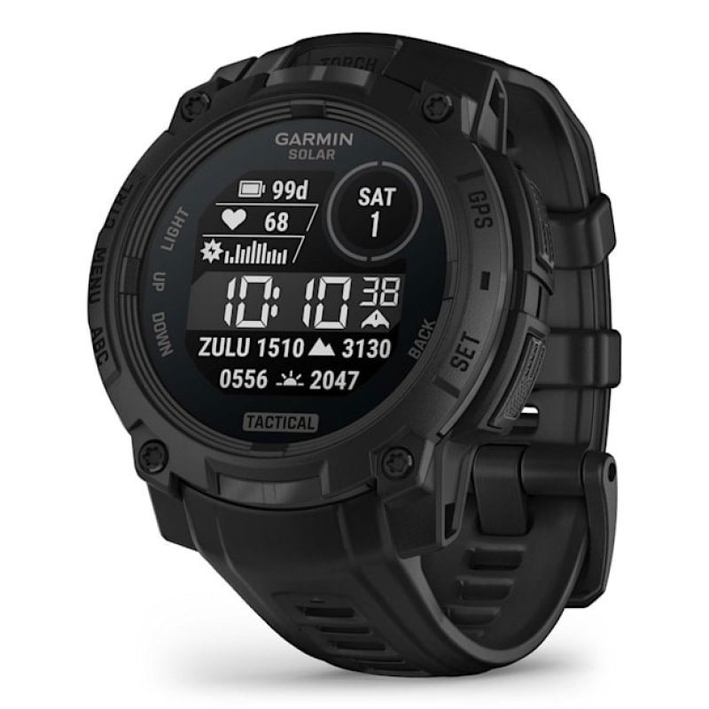 Garmin Instinct 2.29 cm (0.9") MIP 45 mm Digital 176 x 176 pixels Touchscreen Black GPS (satellite)