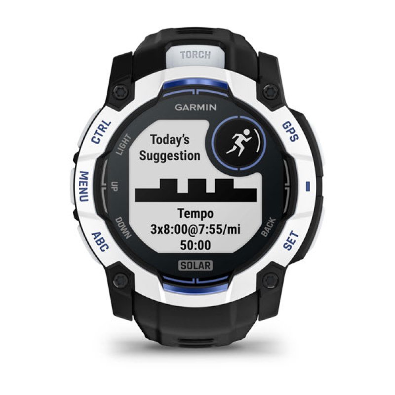 Garmin Instinct 2,79 cm (1.1") MIP 50 mm Numérique 176 x 176 pixels Écran tactile Noir, Blanc GPS (satellite)