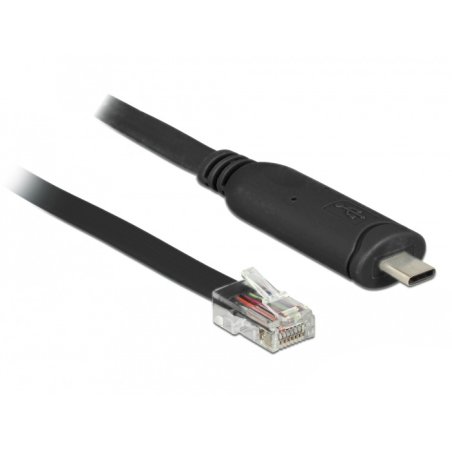 DeLOCK 63912 câble Série Noir 2 m USB Type-C RJ45