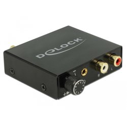 DeLOCK 63972 convertisseur audio Noir