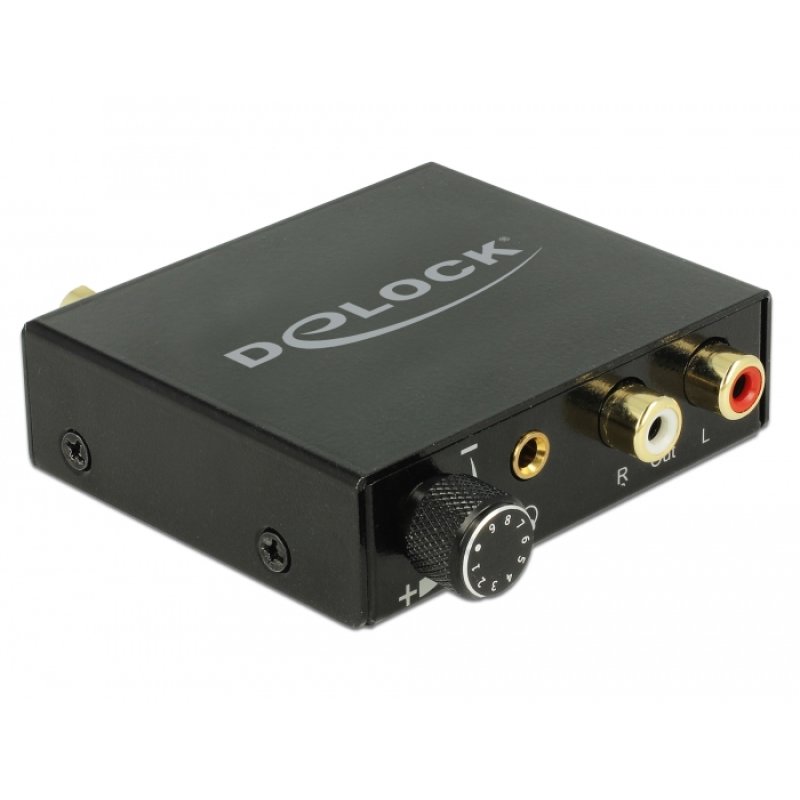 DeLOCK 63972 audio converter Black