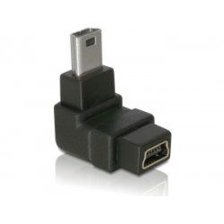 DeLOCK Adapter USB-B mini USB-B mini 5-pin Black