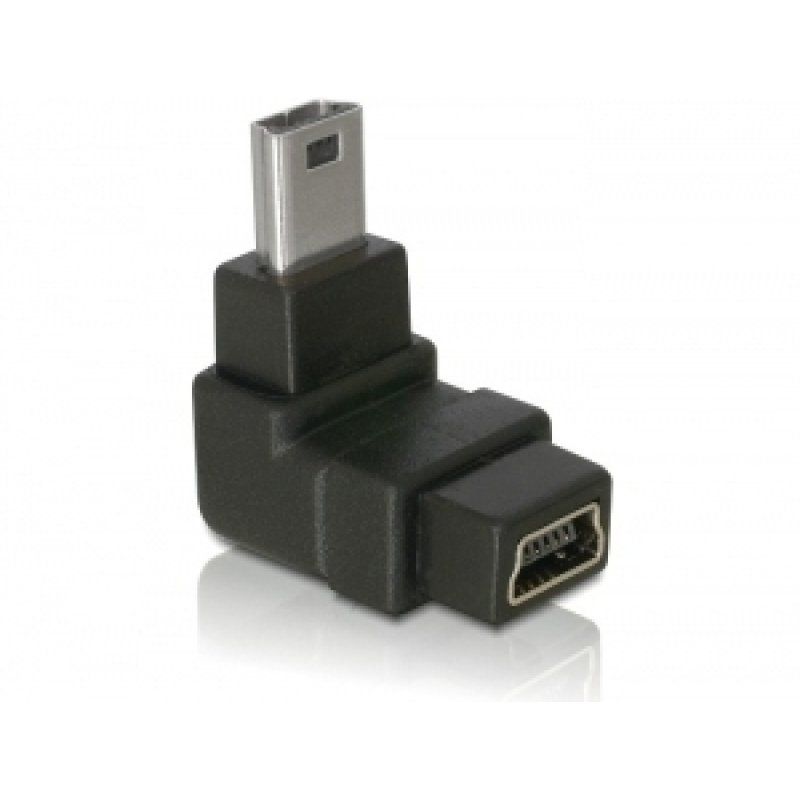 DeLOCK Adapter USB-B mini USB-B mini 5-pin Black