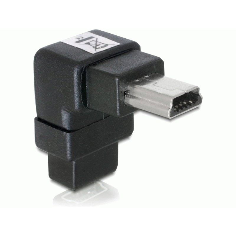 DeLOCK Adapter USB-B mini USB-B mini 5-pin Black