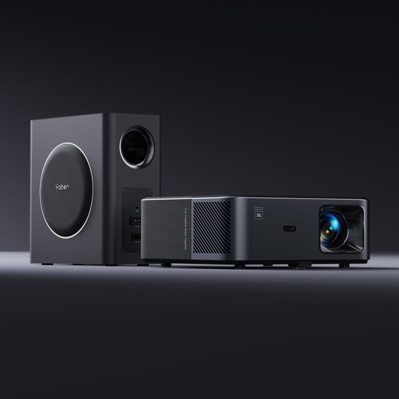 Yaber - K2s Pro Full HD LCD Projector w. subwoofer & JBL Speakers