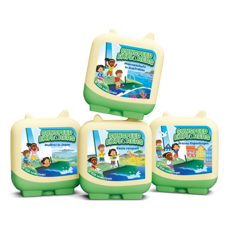 Clever Tonies: The Sunspeed Explorers Set (4 Tonies)