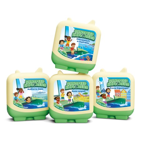 Clever Tonies: The Sunspeed Explorers Set (4 Tonies)