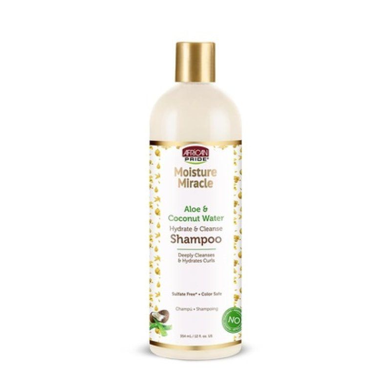 African Pride Moisture Miracle Aloe & Coconut Water Hydrating Shampoo