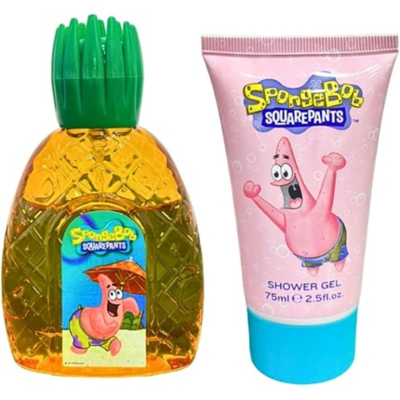 Spongebob Squarepants Patrick Eau De Toilette Spray and Shower Gel Gift Set