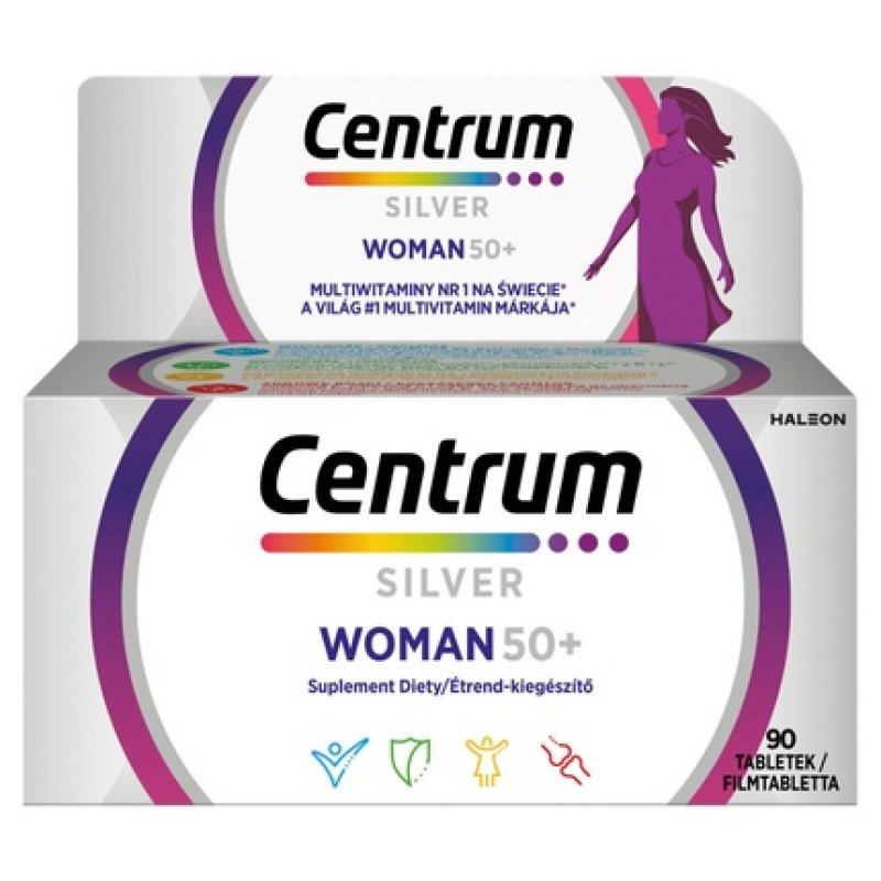 Centrum Women 50 Vitamins And Minerals Dietary Supplement 90 Tablets