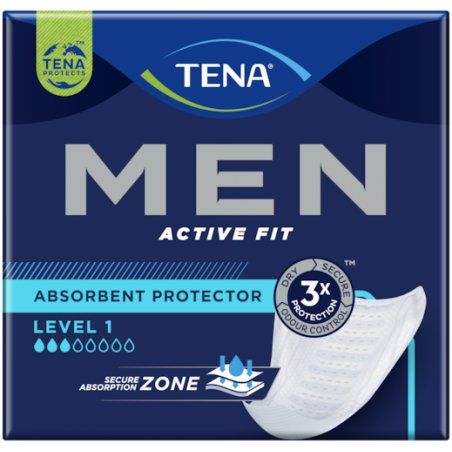 TENA Men Active Fit avec protection absorbante de niveau 1