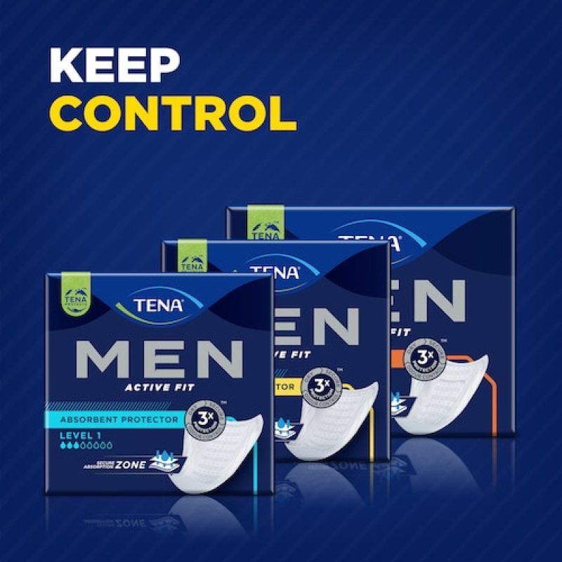 TENA Men Active Fit avec protection absorbante de niveau 1