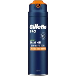 Gillette PRO Sensitive Shave Gel Cools to Soothe Skin 200ml