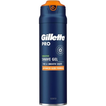 Gillette PRO Sensitive Shave Gel Cools to Soothe Skin 200ml