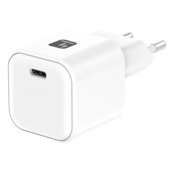 Techly IPW-USB-G65C chargeur d'appareils mobiles Universel Blanc Secteur Charge rapide Intérieure