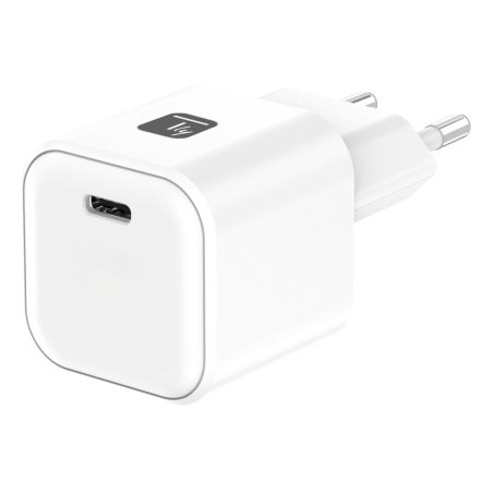 Techly IPW-USB-G65C mobile device charger Universal White AC Fast charging Indoor