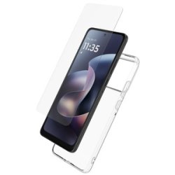 STARTER PACK COQUE SOUPLE VERRE TREMPE 3D MOTOROLA EDGE 70