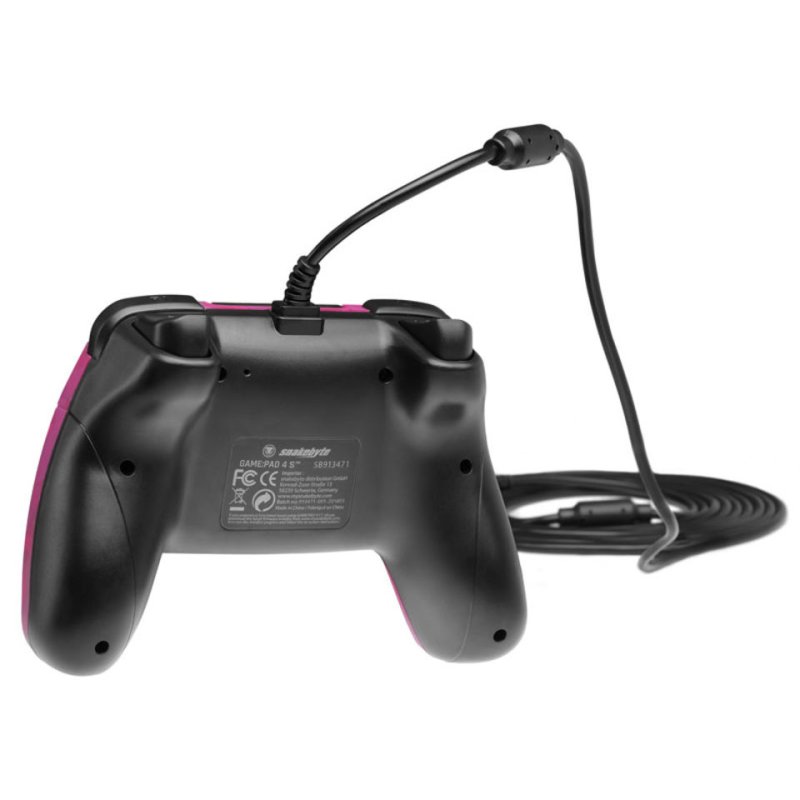 Snakebyte PS4 Game:Pad 4 S Wired ( Bubblegum camo )