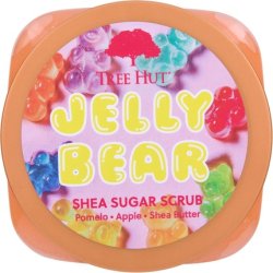 Tree Hut Jelly Bear Shea Sugar Scrub Exfoliating Hydrating Moisturizing Body
