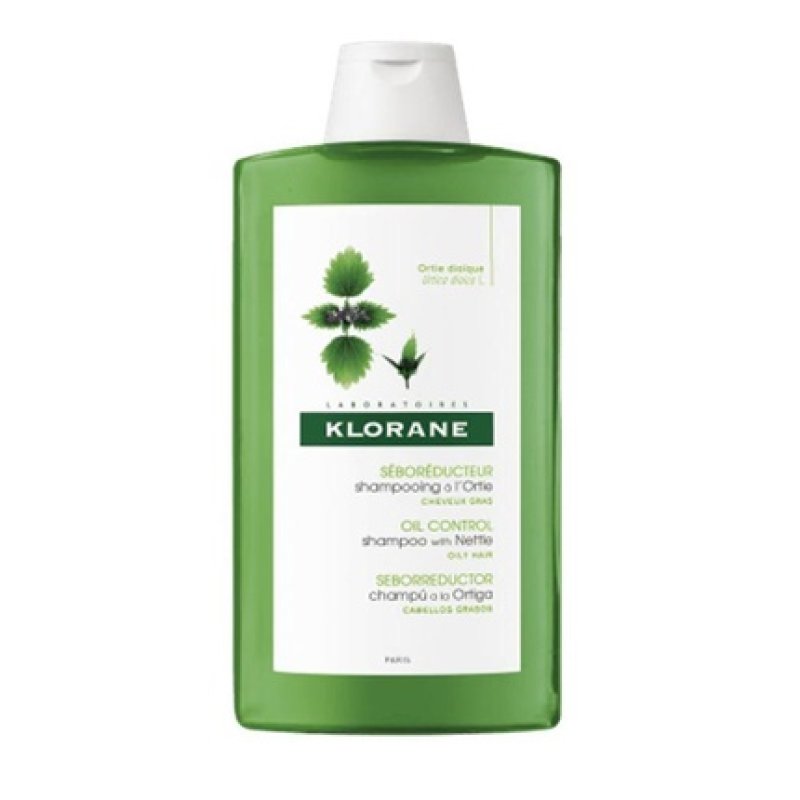 Klorane Nettle Shampoo 400ml Gentle Cleansing For Oily Hair