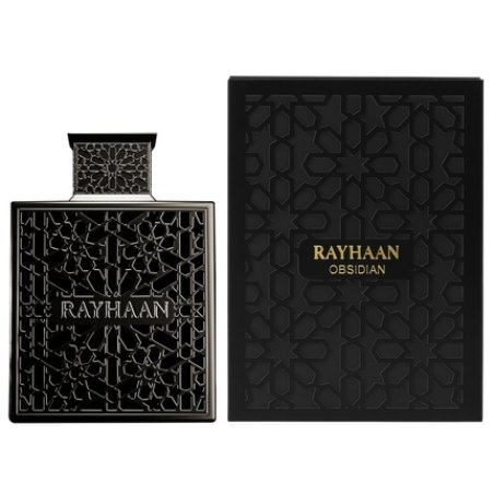 Rayhaan Obsidian Woody Spicy Amber Masculine Eau De Parfum Longlasting