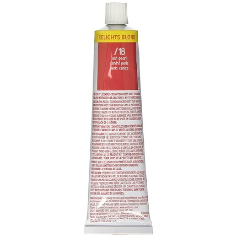 Wella Touch Relights Hair Color 18 Ash Pearl 2oz
