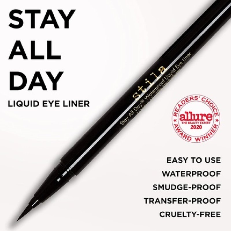 Stila Stay All Day Waterproof Liquid Eye Liner Midnight