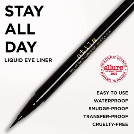 Stila Stay All Day Waterproof Liquid Eye Liner Midnight