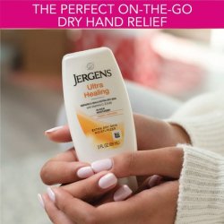 Jergens Ultra Healing Dry Skin Moisturizer Body and Hand Lotion with HYDRALUCENCE Blend and Cherry Almond Essence 3 Fl