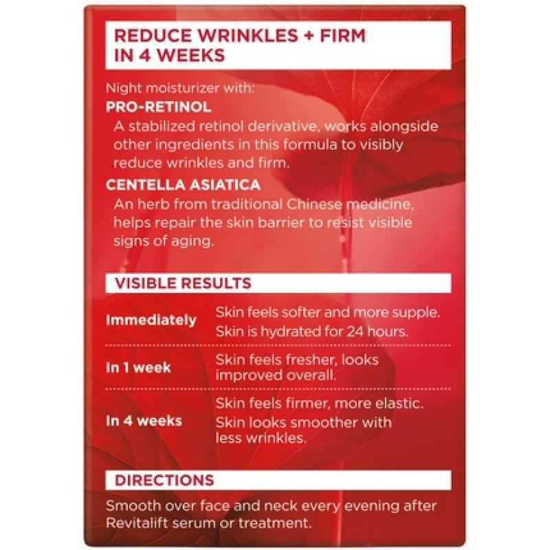 L'Oreal Paris Revitalift Anti Wrinkle Firming Anti-Aging Night Cream 1.7oz