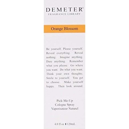 Demeter Cologne Spray for Unisex Orange Blossom 4 Ounce
