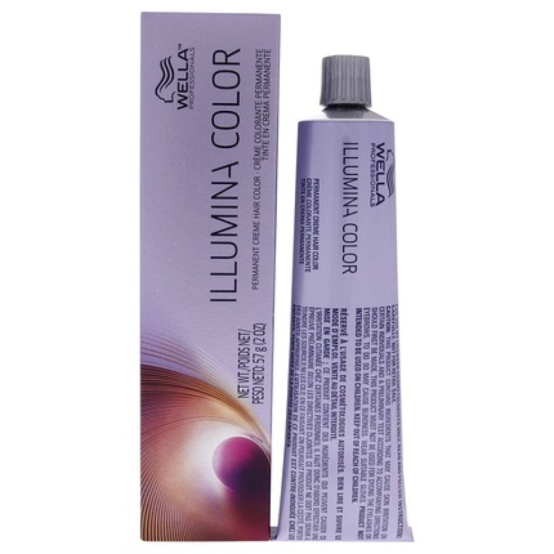 Wella Illumina Color Permanent Creme Hair Color 5 35 Light Brown-gold Red Violet 2oz
